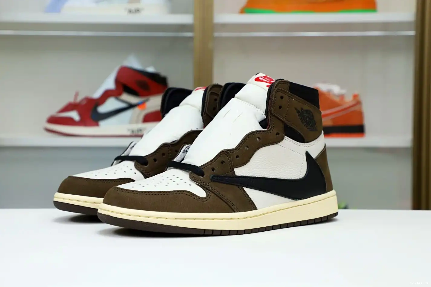 SCOTT X 1 OG 'MOCHA' HIGH AIR Kimikick JORDAN RETRO TRAVIS 0321