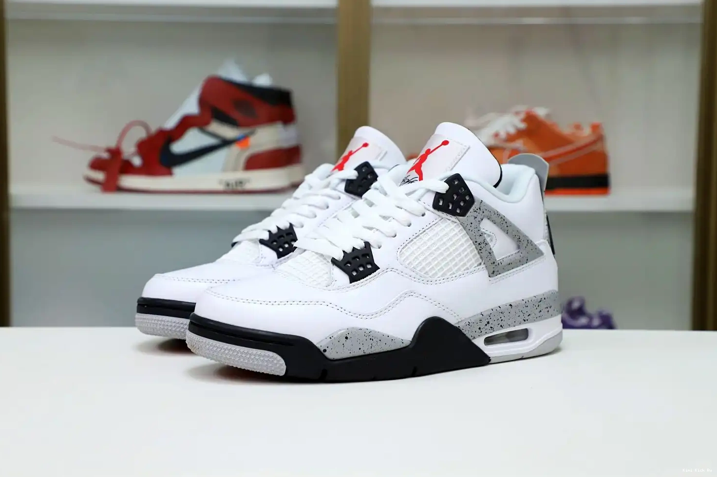 Air Kimikick White Cement Jordan 4 Retro 0308