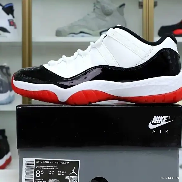 BRED 11 Kimikick LOW JORDAN WHITE AIR 0321