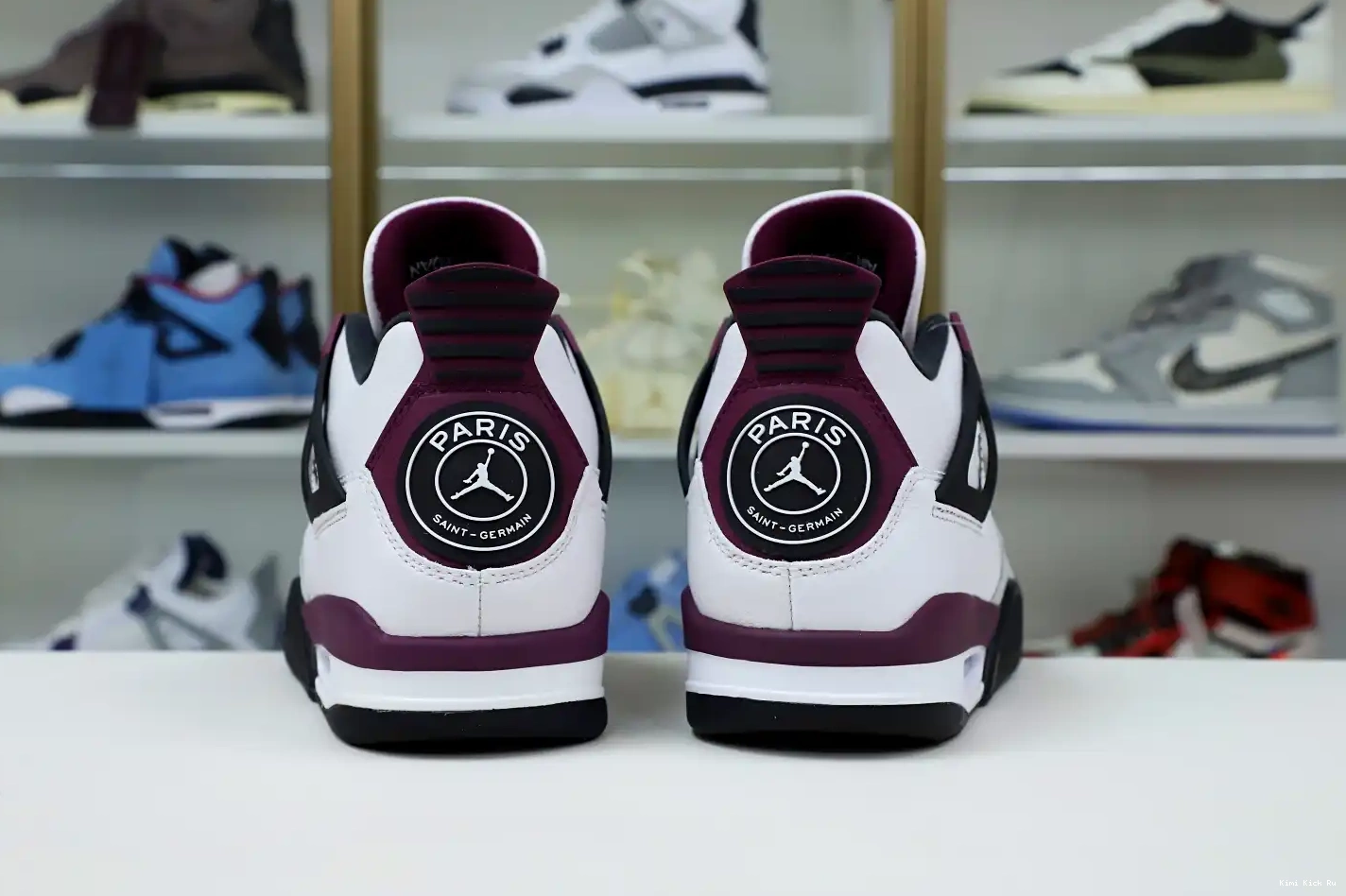 PARIS Kimikick AIR JORDAN X AIR 4 RETRO 'BORDEAUX' SAINT-GERMAIN JORDAN 0316