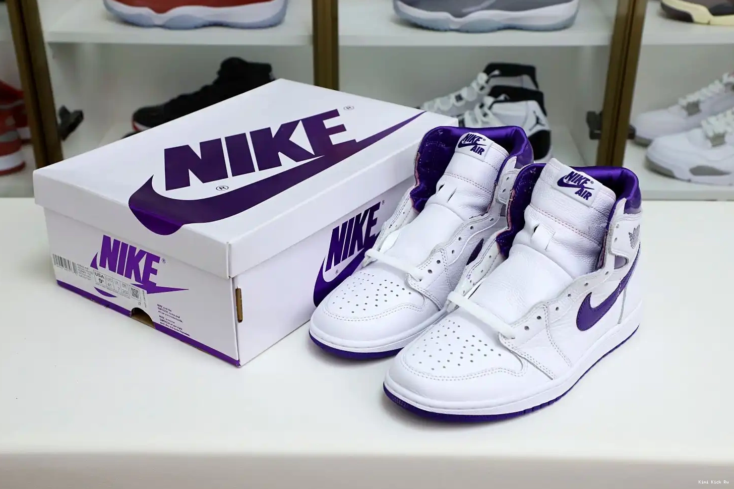 Kimikick Court Purple 1 Air OG Jordan High 0308