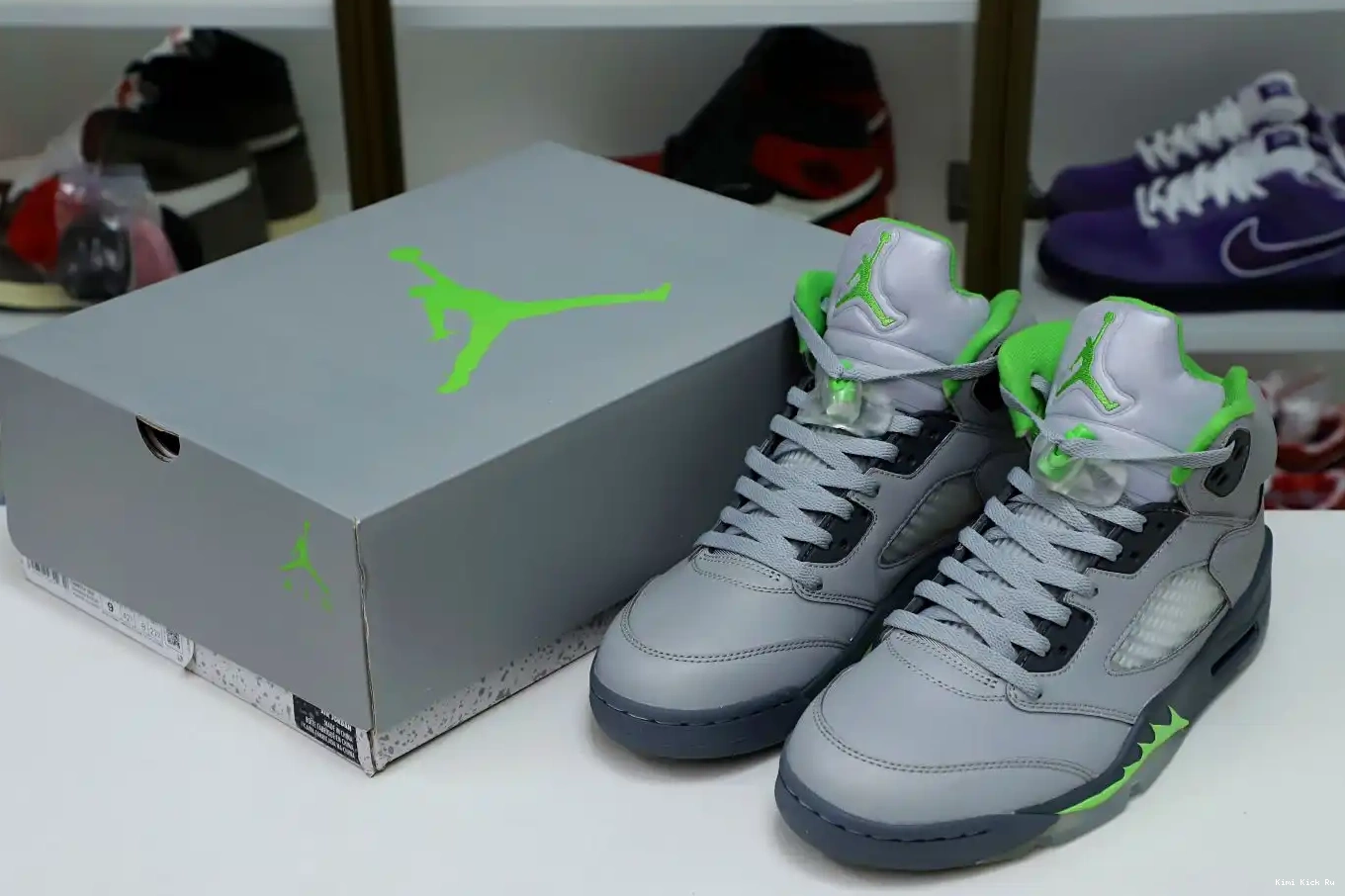 BEAN' 'GREEN 2022 JORDAN AIR 5 Kimikick RETRO 0304