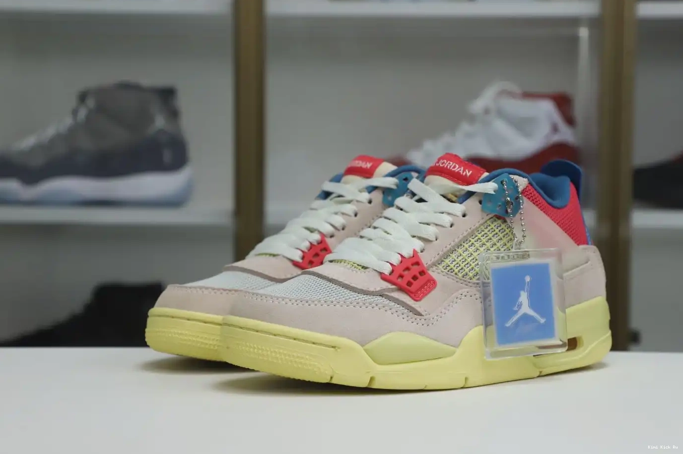 X UNION Kimikick JORDAN 4 LA AIR 'GUAVA RETRO ICE' 0319