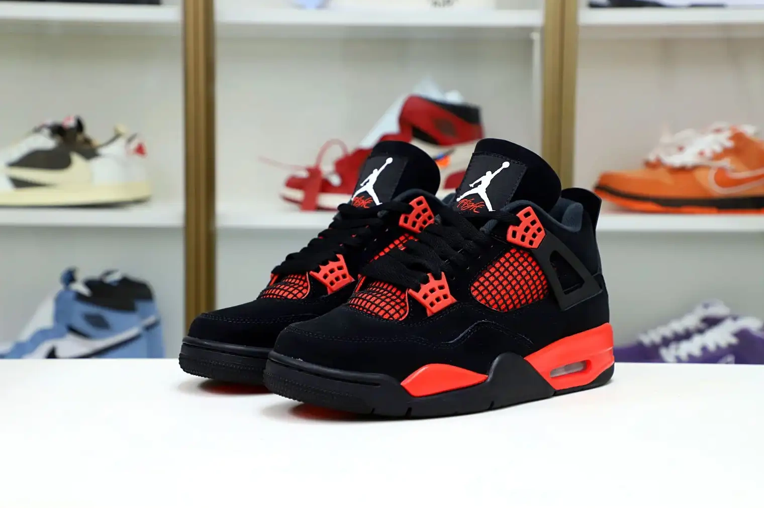 4 AIR RETRO JORDAN Kimikick 'RED THUNDER' 0303