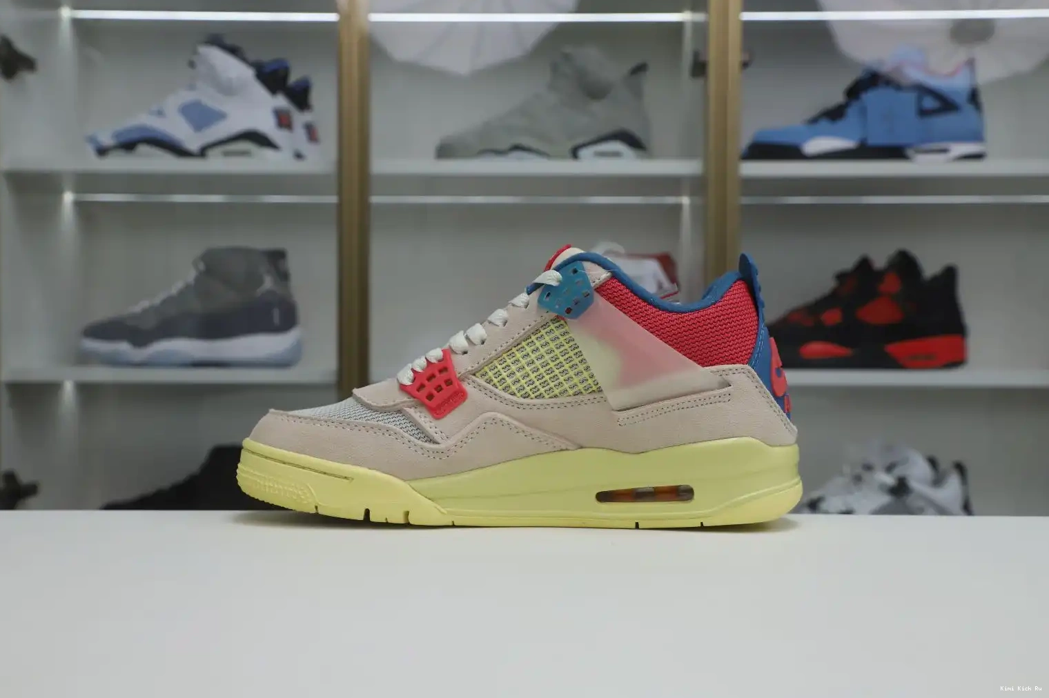 X UNION Kimikick JORDAN 4 LA AIR 'GUAVA RETRO ICE' 0319