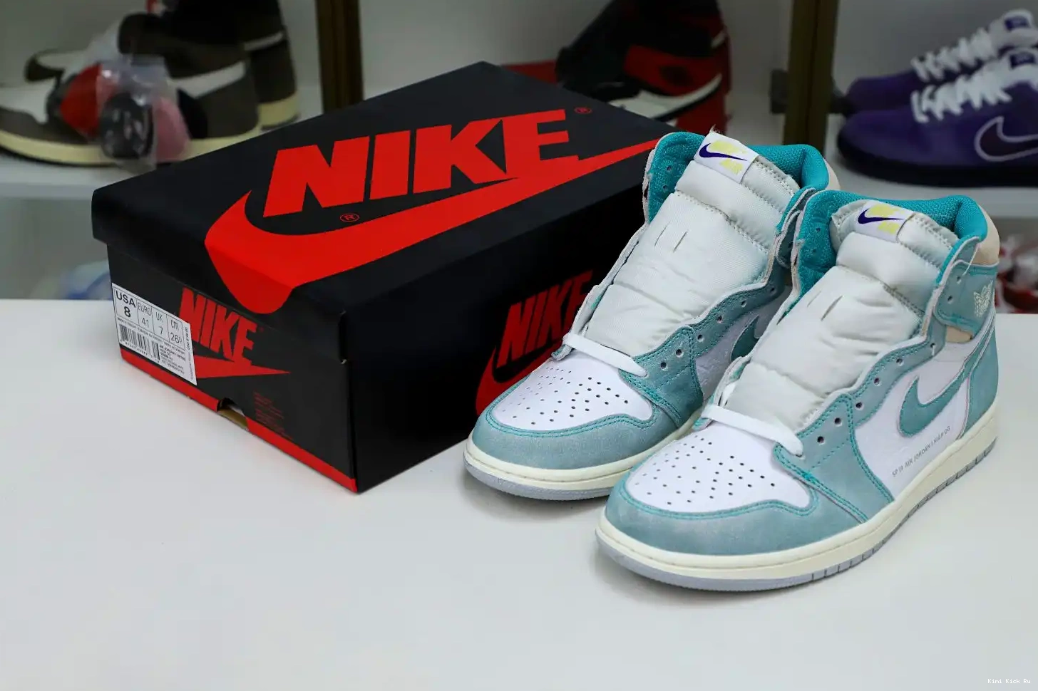 RETRO GREEN' HIGH 1 Kimikick 'TURBO OG JORDAN AIR 0314