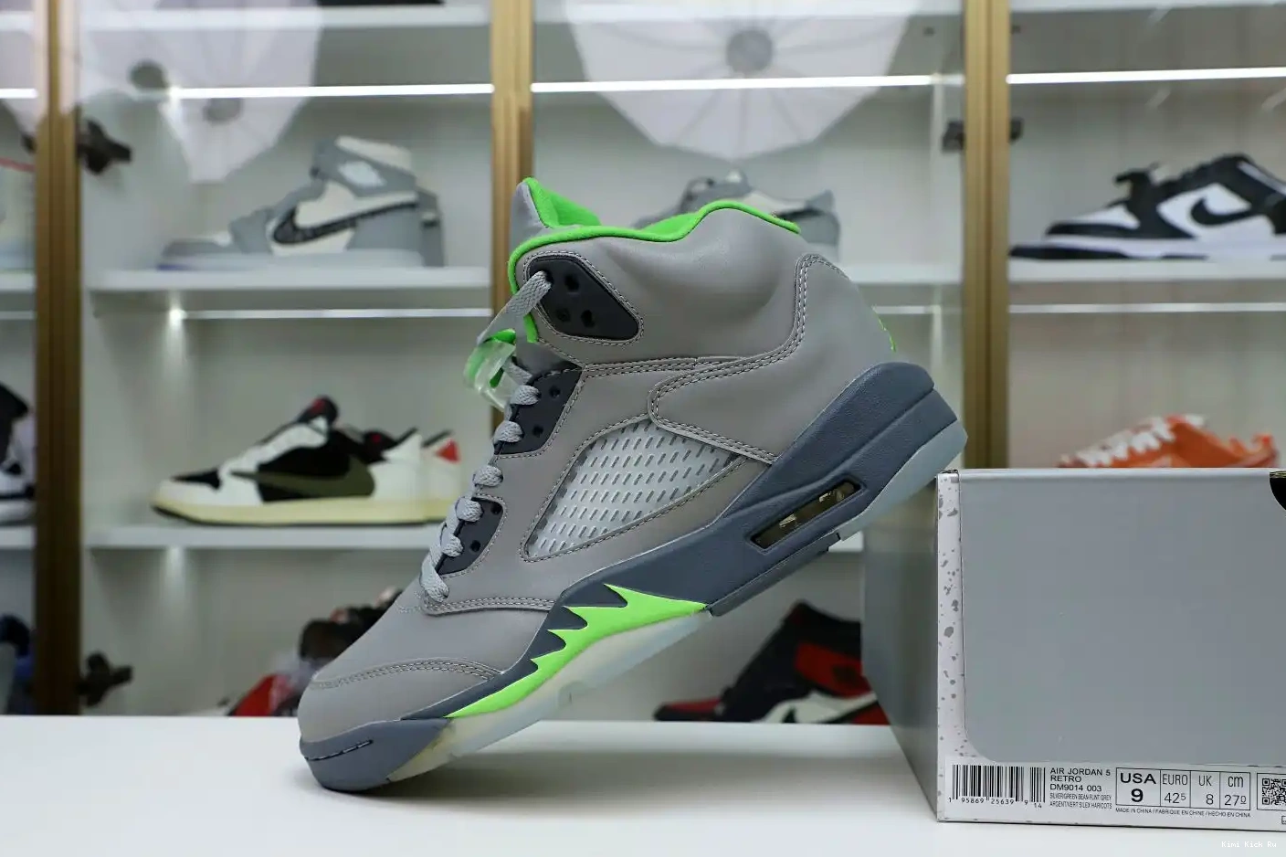 BEAN' 'GREEN 2022 JORDAN AIR 5 Kimikick RETRO 0304