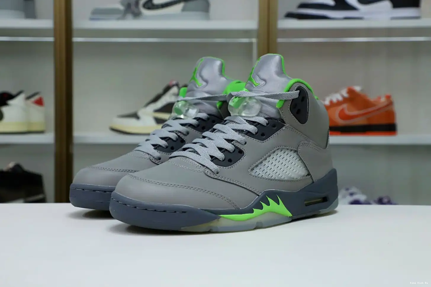 BEAN' 'GREEN 2022 JORDAN AIR 5 Kimikick RETRO 0304