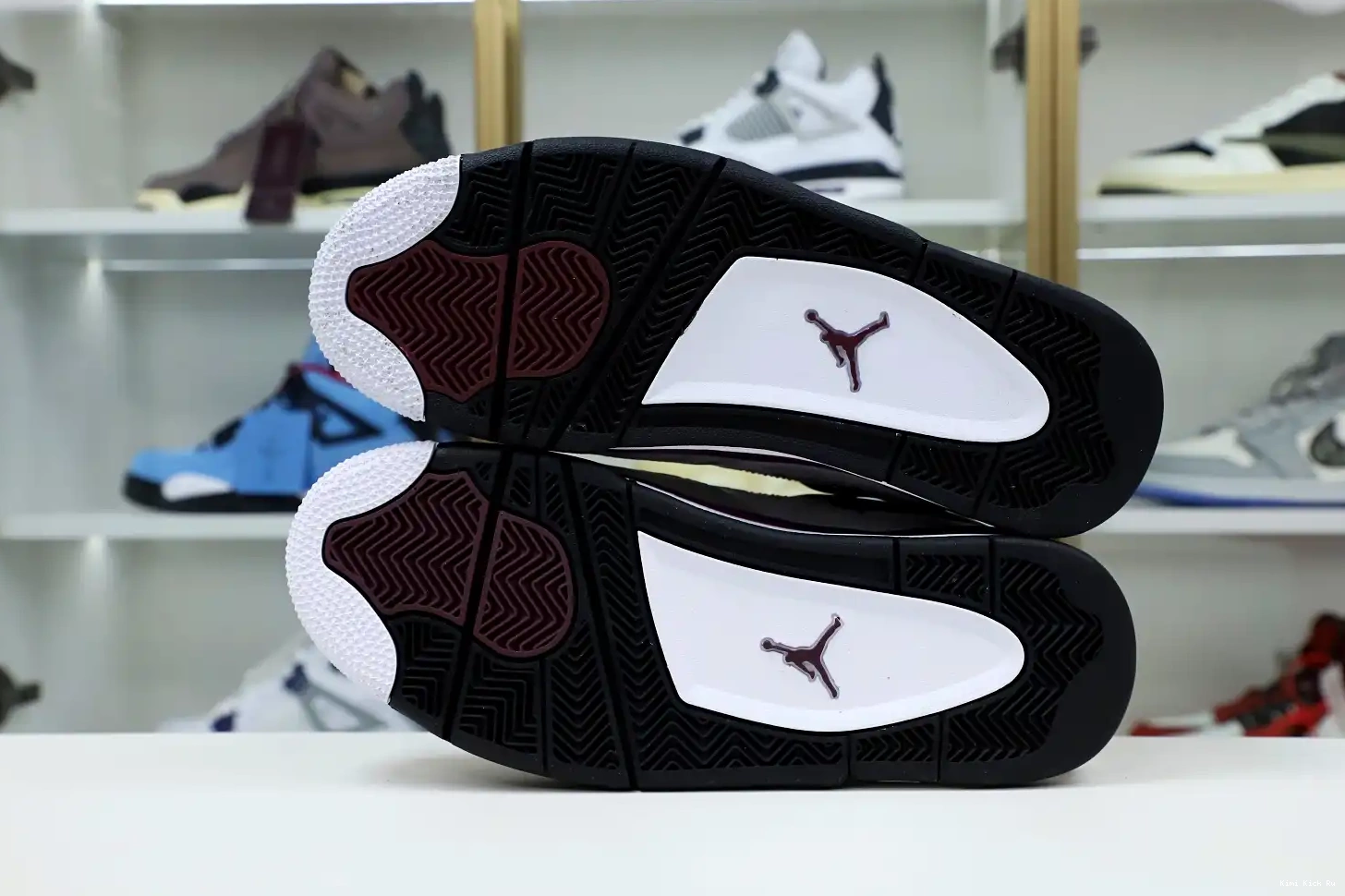 PARIS Kimikick AIR JORDAN X AIR 4 RETRO 'BORDEAUX' SAINT-GERMAIN JORDAN 0316