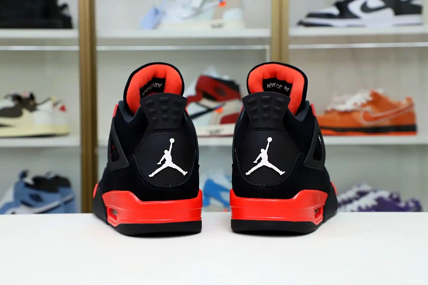 4 AIR RETRO JORDAN Kimikick 'RED THUNDER' 0303