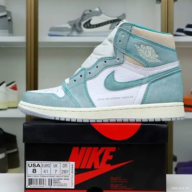 GREEN' AIR OG Kimikick HIGH 1 RETRO JORDAN 'TURBO 0308