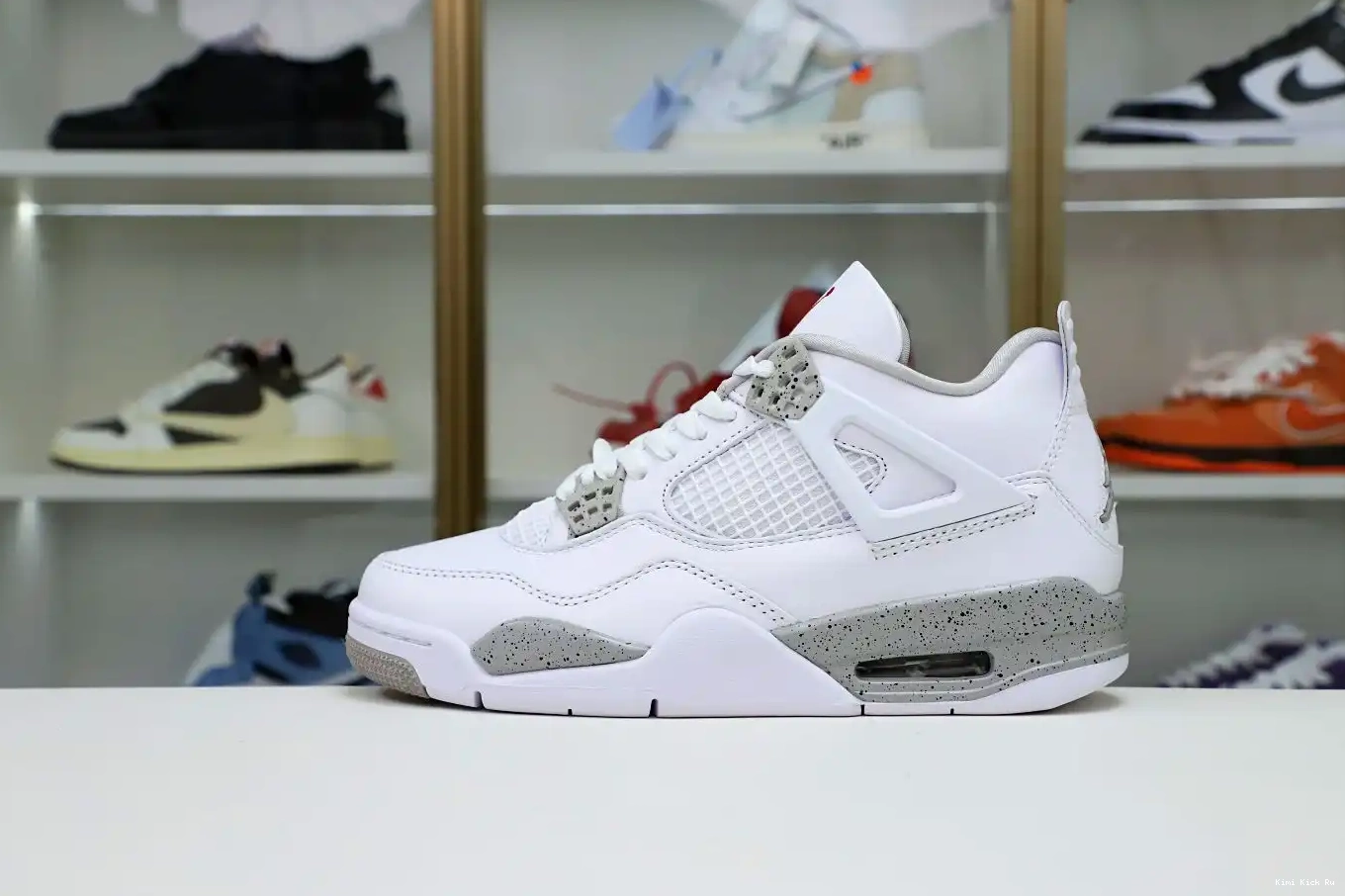 Kimikick JORDAN RETRO 4 'WHITE AIR OREO' 0312