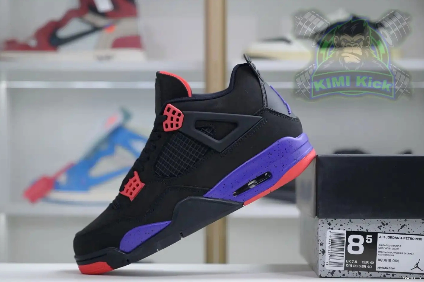 Air Jordan raptors Kimikick retro （2018） nrg Jordan 4 0304