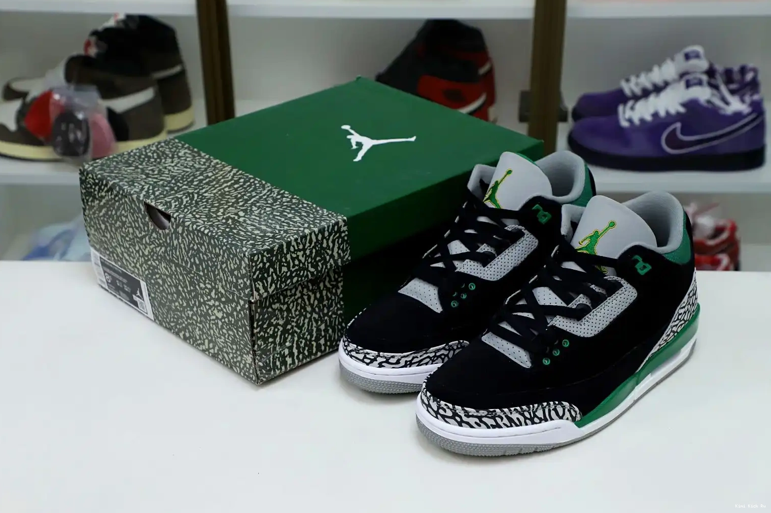 GREEN JORDAN AIR PINE 3 Kimikick 0312