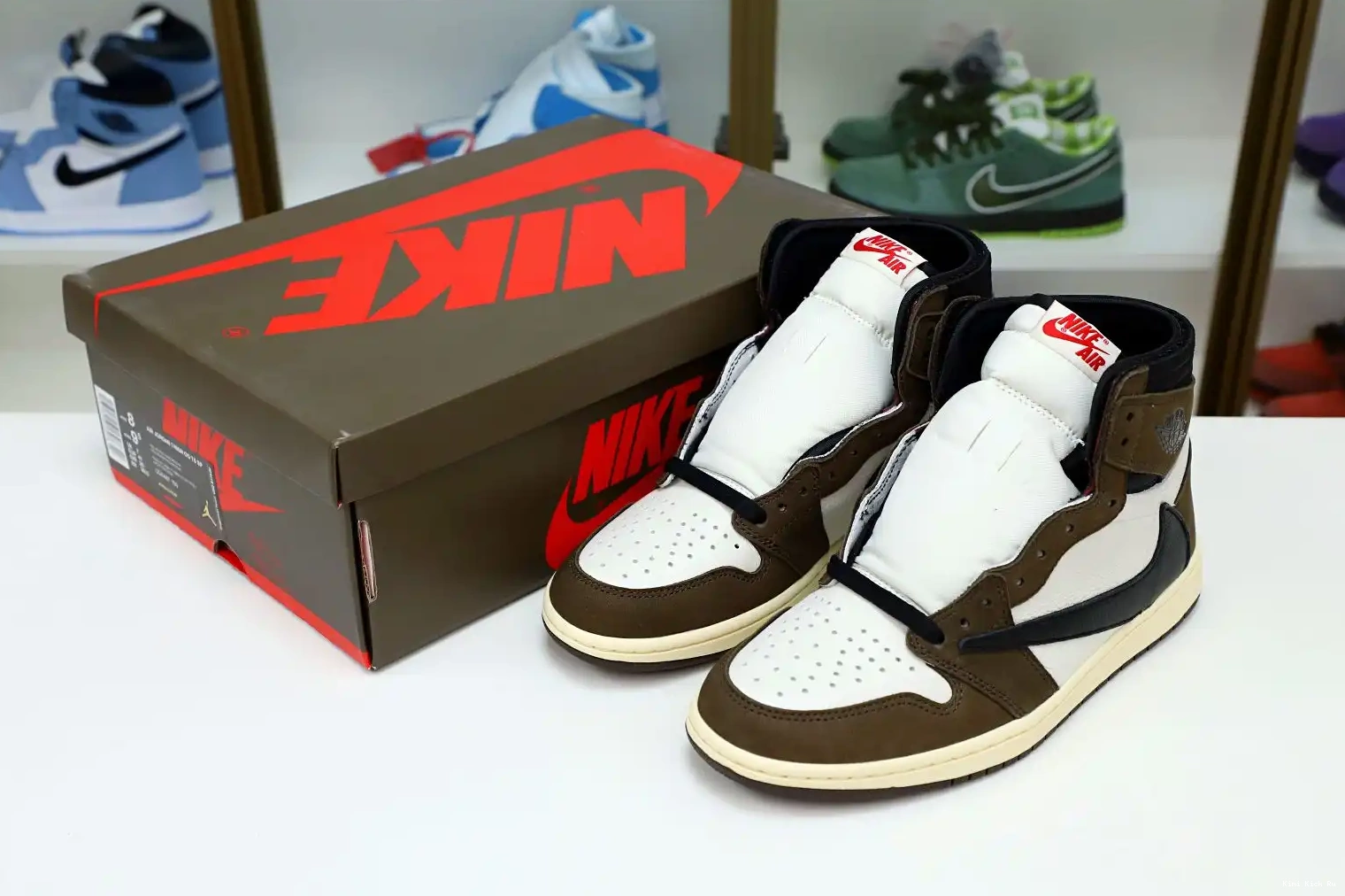 SCOTT X 1 OG 'MOCHA' HIGH AIR Kimikick JORDAN RETRO TRAVIS 0321