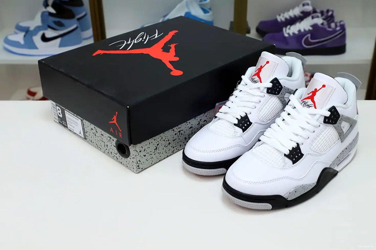 Air Kimikick White Cement Jordan 4 Retro 0308