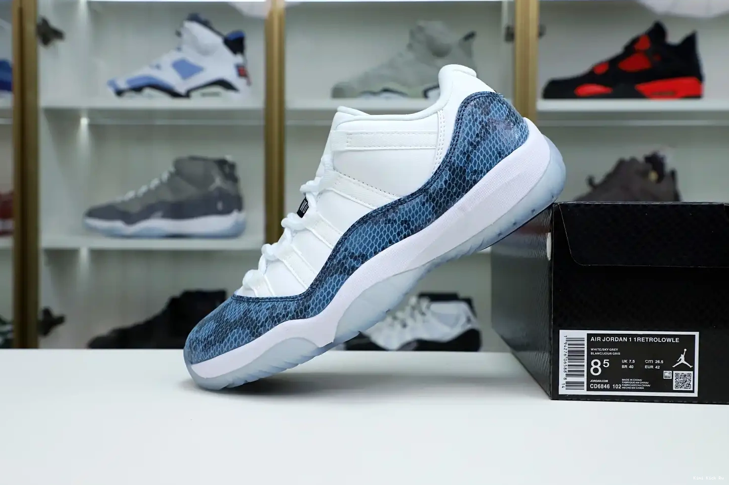 Air Jordan Jordan snakeskin” “navy Kimikick 11 0314