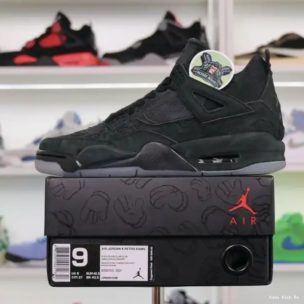 Kimikick Air black Jordan kaws Jordan 4 0303