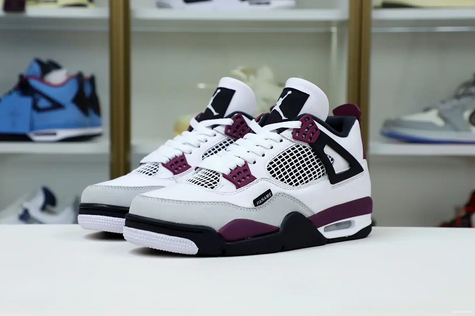 PARIS Kimikick AIR JORDAN X AIR 4 RETRO 'BORDEAUX' SAINT-GERMAIN JORDAN 0316