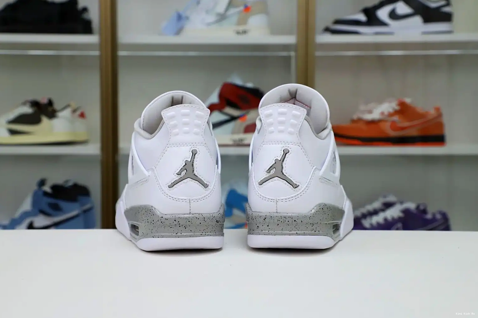 Kimikick JORDAN RETRO 4 'WHITE AIR OREO' 0312