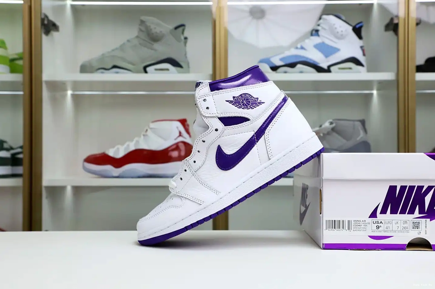 Kimikick Court Purple 1 Air OG Jordan High 0308