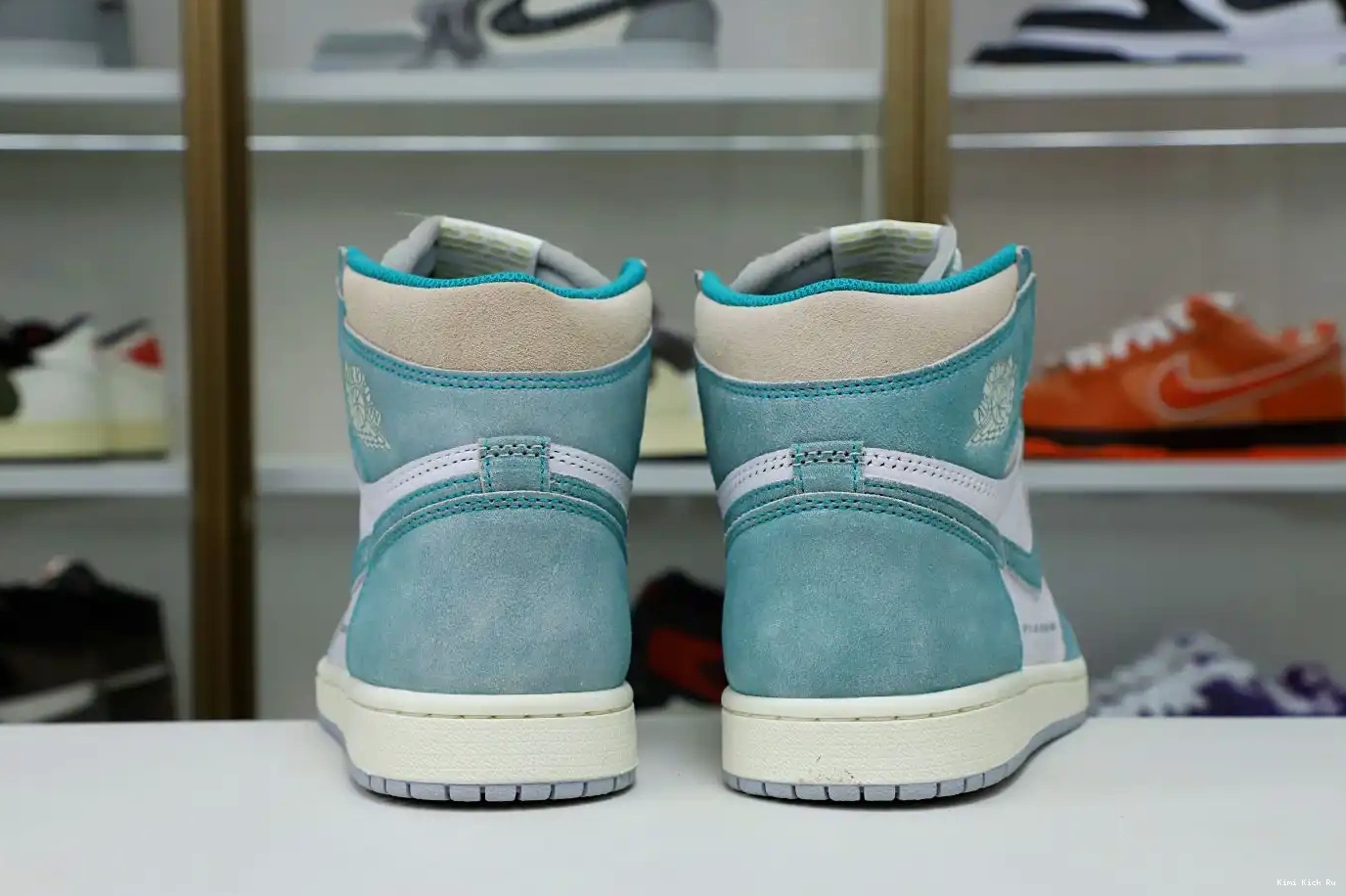 RETRO GREEN' HIGH 1 Kimikick 'TURBO OG JORDAN AIR 0314