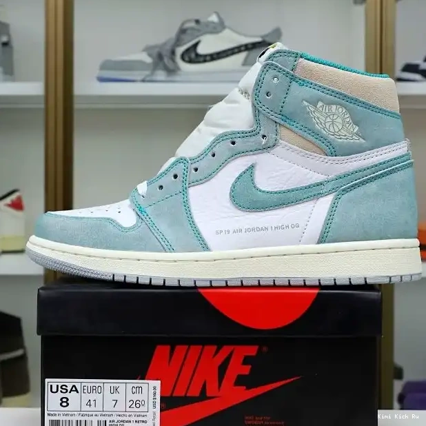 RETRO GREEN' HIGH 1 Kimikick 'TURBO OG JORDAN AIR 0314